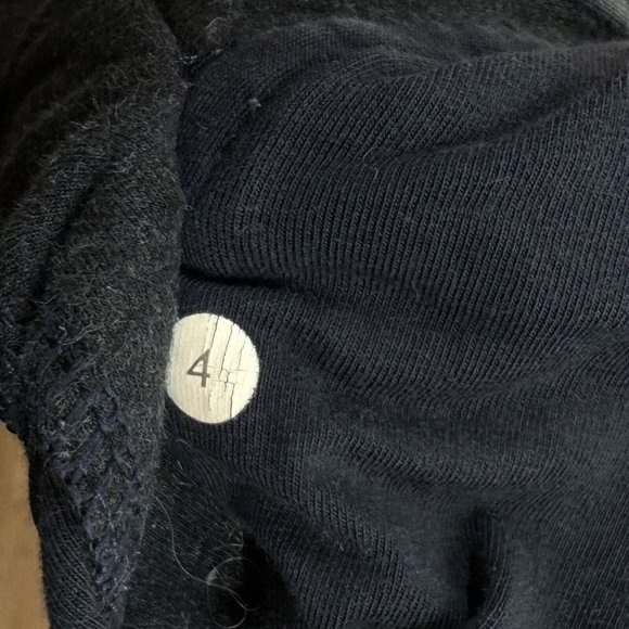 Lululemon Women's Size‎ 4 Heathered Blue Gratitude Wrap Sweatshirt Jacket - Picture 7 of 7